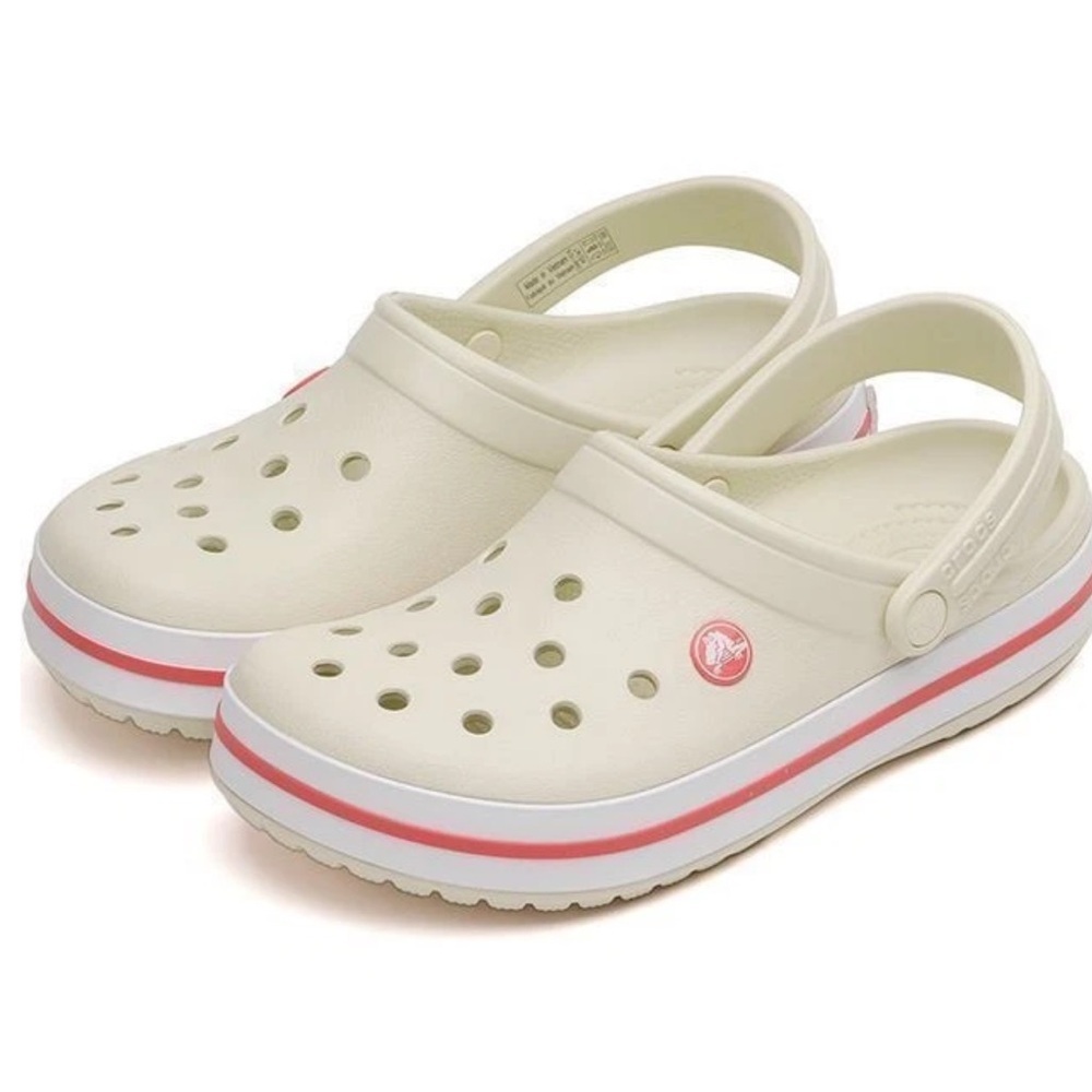 Crocs Crocband Clog Stucco Melon NWT men’s 9
Women’s 11